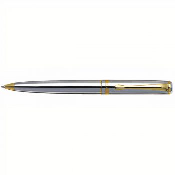 312 סדרת עט פודיום Podium כרום קליפס זהב כדורי_auto_x2