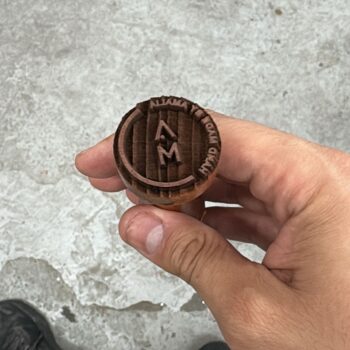 חותמת קרמיקה מעץ AM